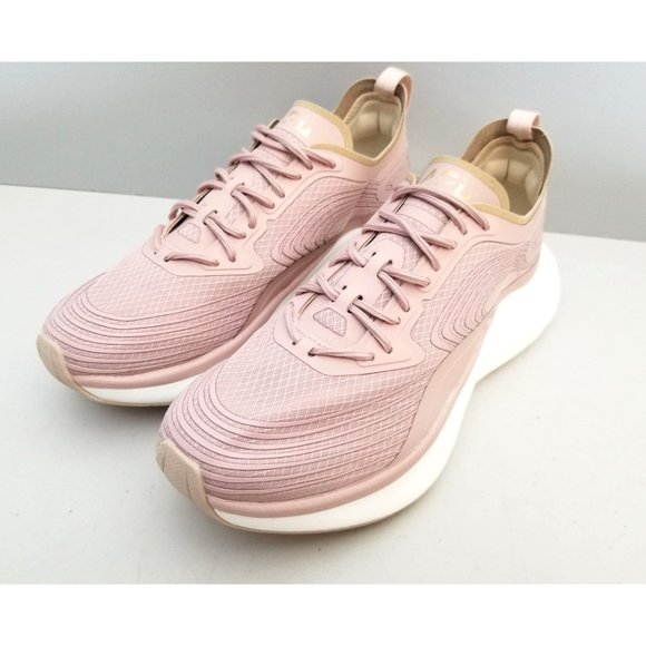 APL Streamline Running Sneakers in Rose Dust Champagne White Womens 7 37 EUC